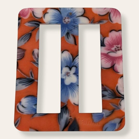 Vintage Floral Belt Buckle - Picture 2 of 5